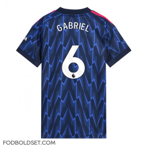 Arsenal Gabriel Magalhaes #6 Udebanetrøje Dame 2025-26 Kortærmet